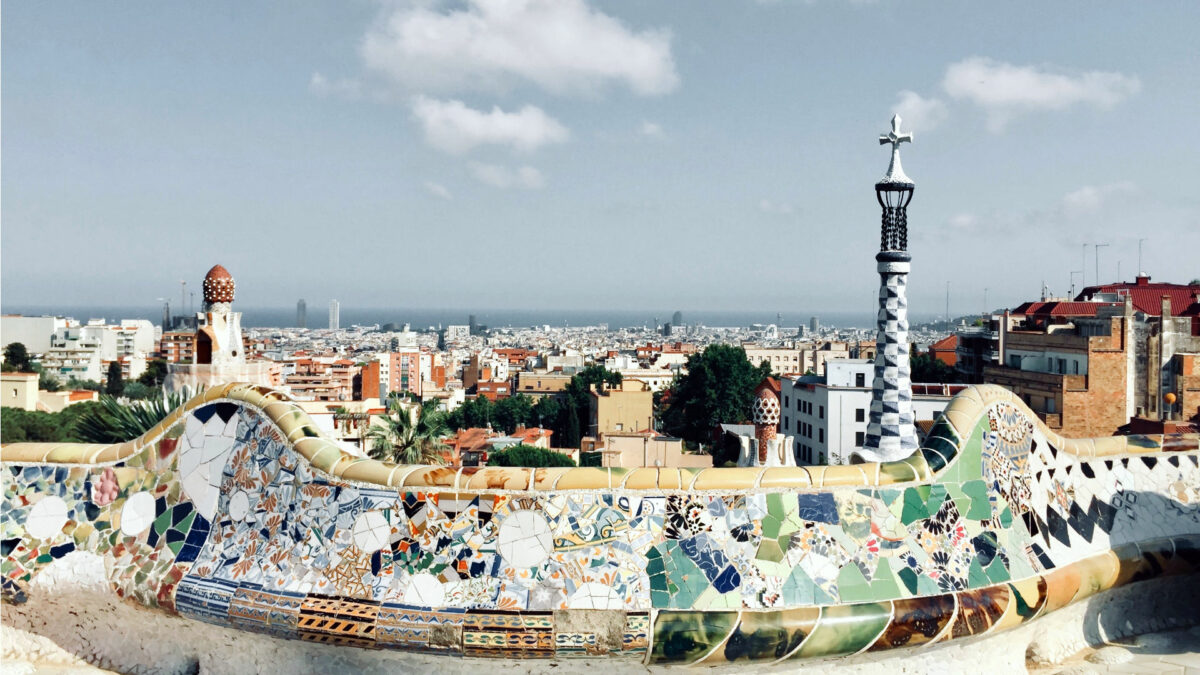 Vue de Barcelone depuis le parc Güell